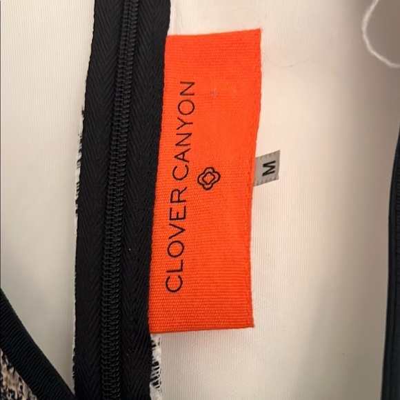 Clover Canyon Black and Blue Mini Dress - Picture 5 of 6